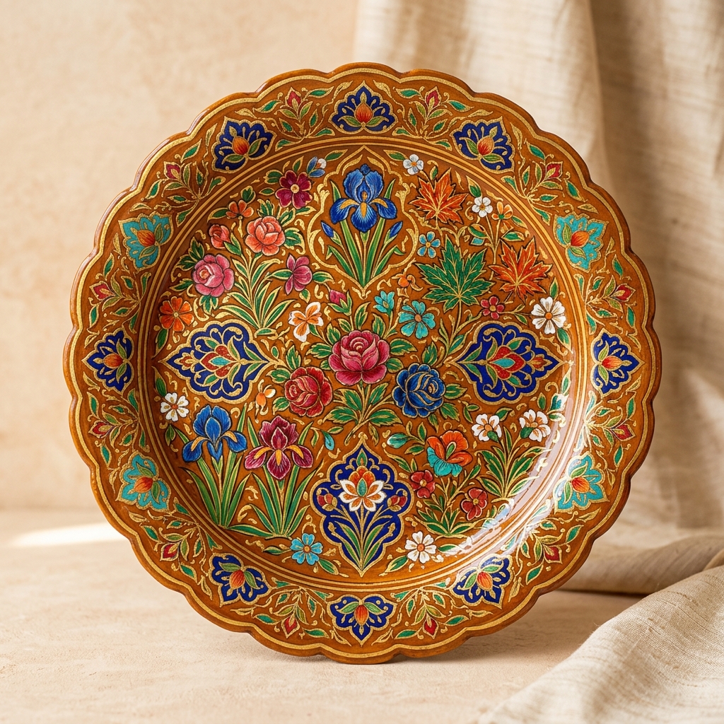 Mosque Decorative Papier-Mâché Plaque