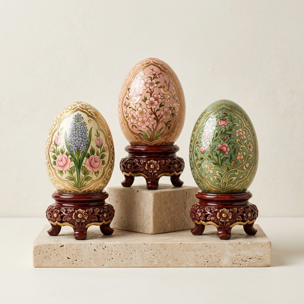 Nowruz Tabletop Decorative Egg Set