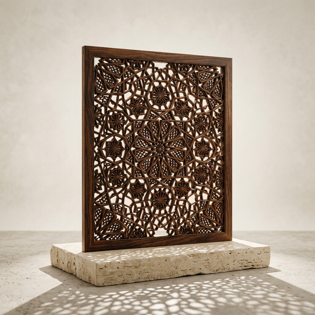 Islamic Geometric Wall Panel