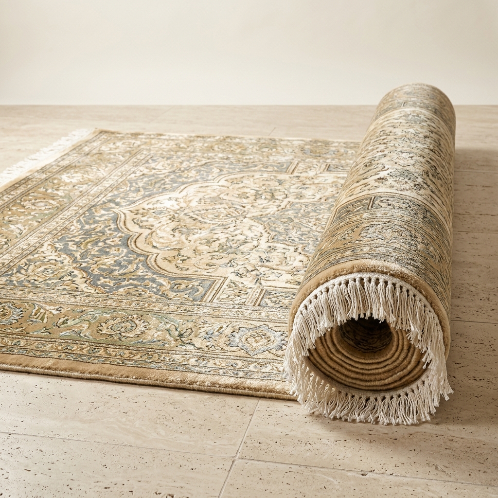 Silk-Wool Prayer Hall Carpet