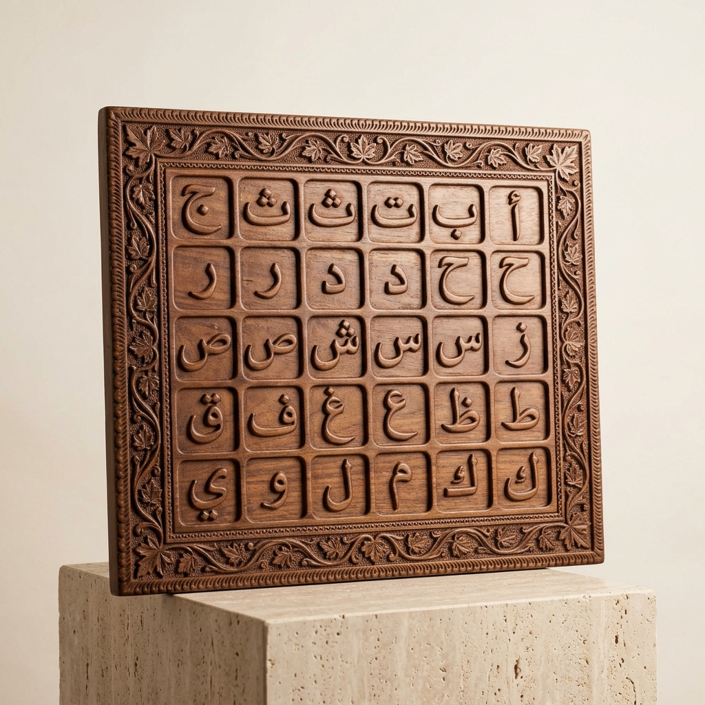 Arabic Alphabet Teaching Board