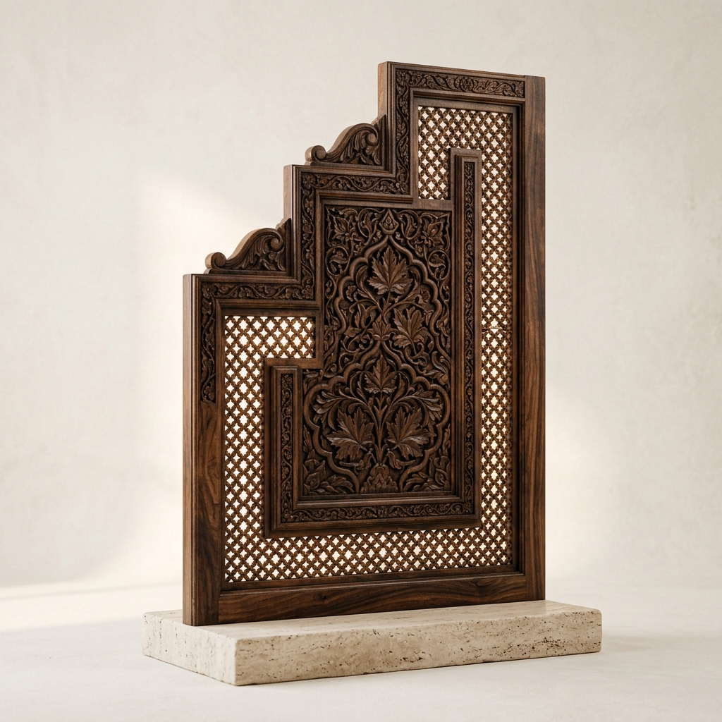 Carved Minbar Decorative Panels