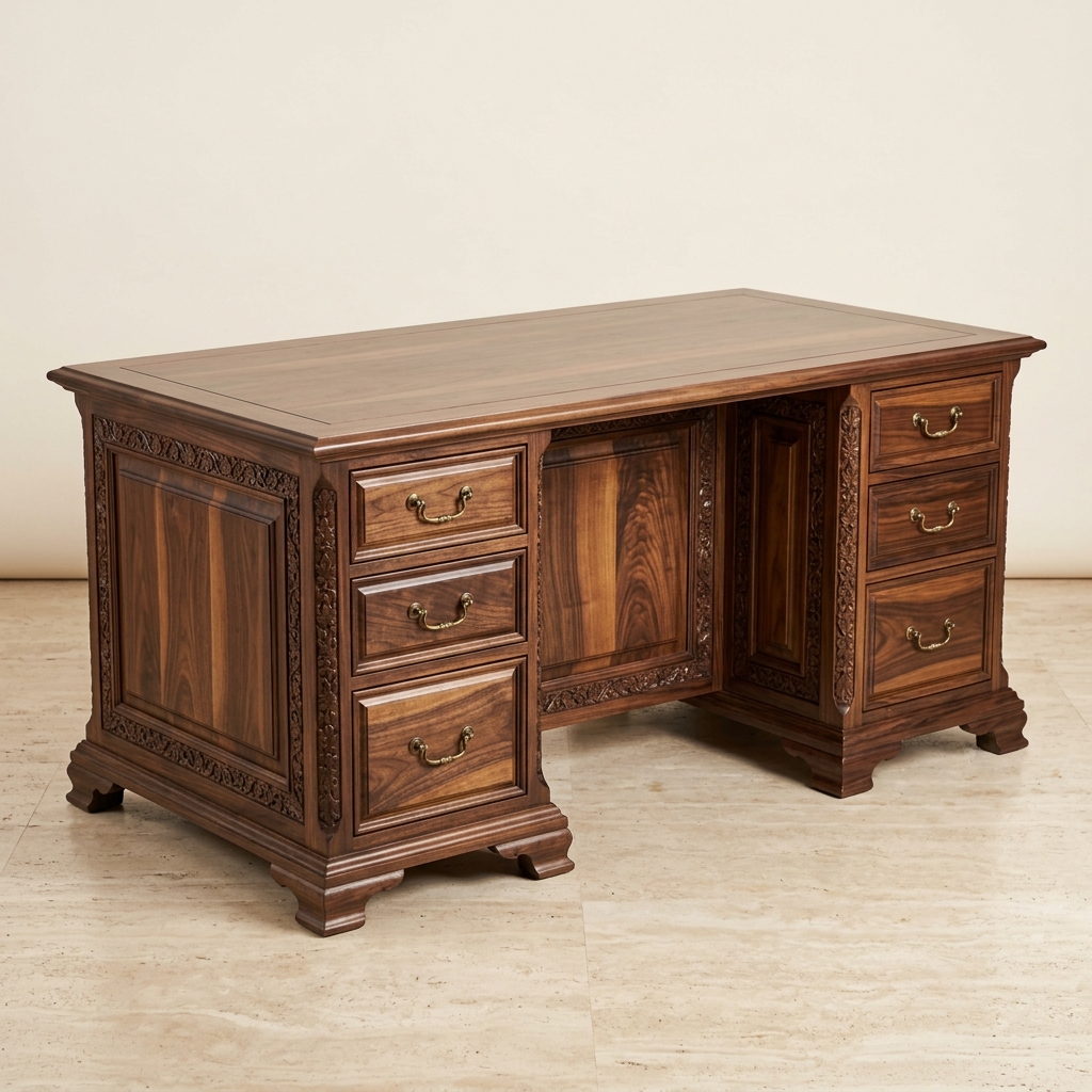 Hand-Carved Imam's Writing Desk