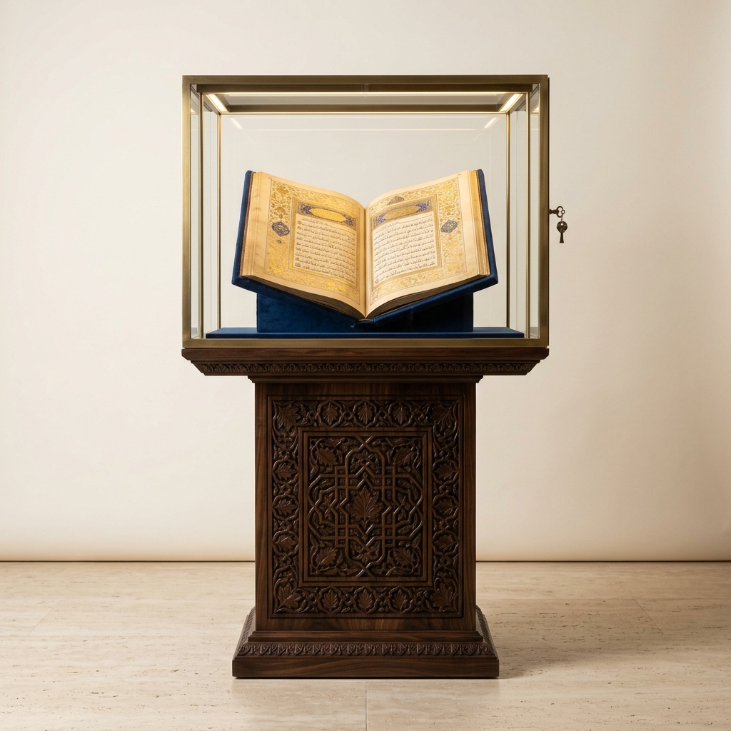Lockable Rare-Book Display Cabinet