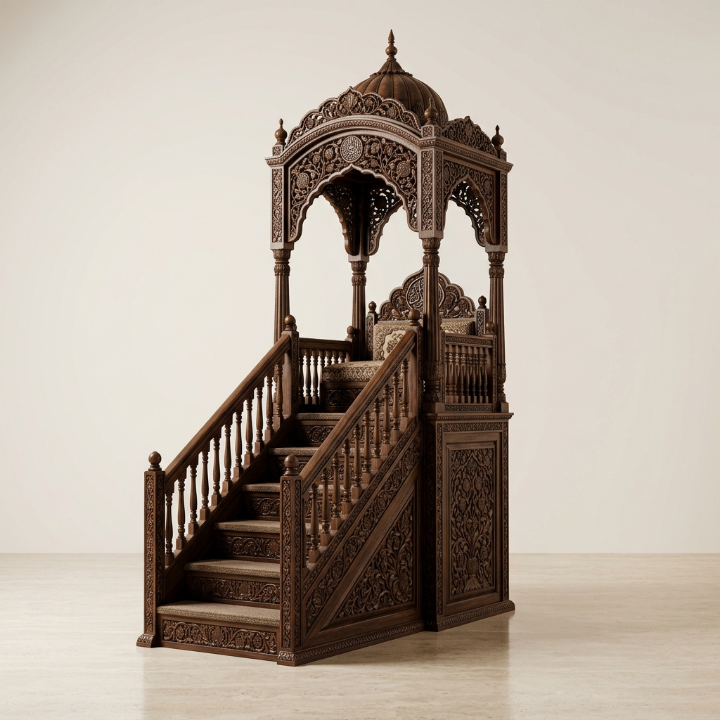 Gul Tarah Walnut Minbar