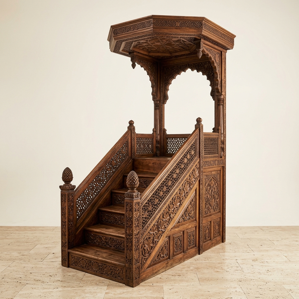Heritage Walnut Minbar