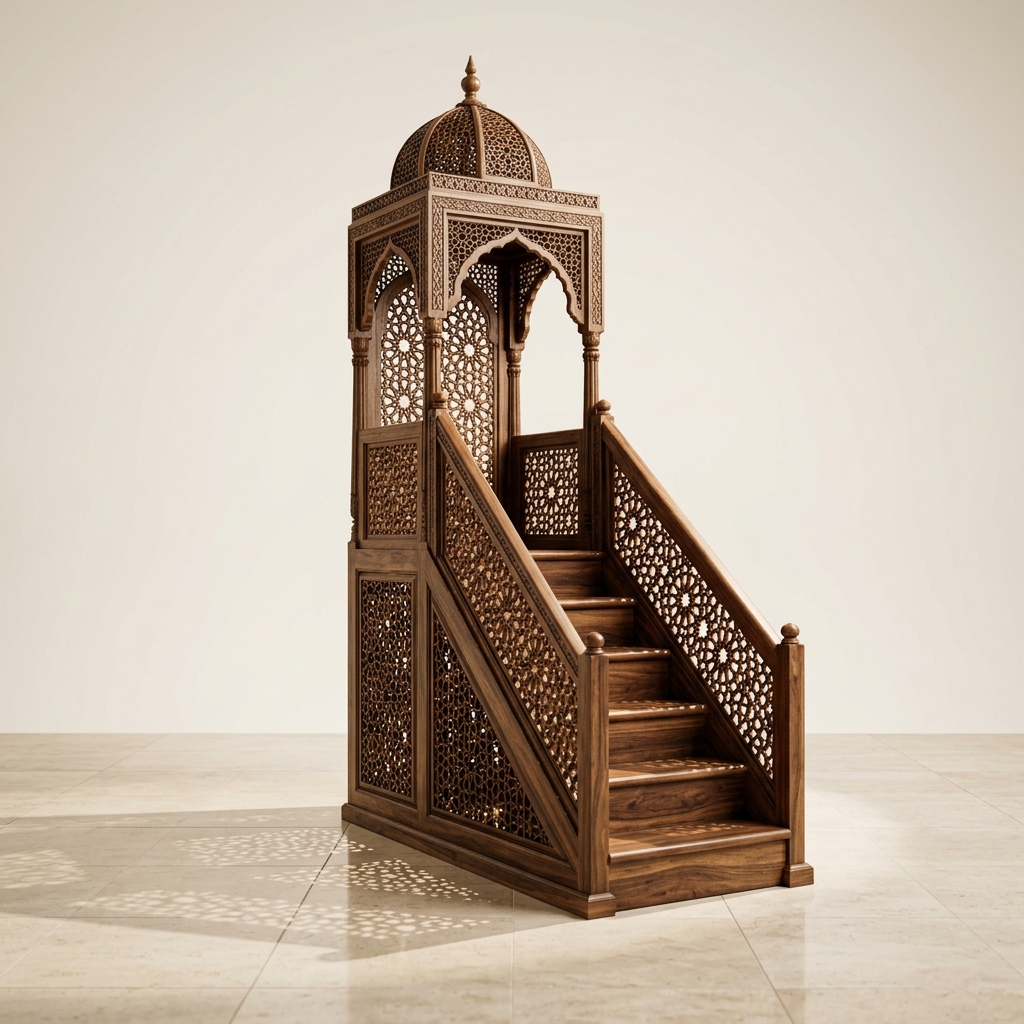 Pinjrakari Walnut Minbar