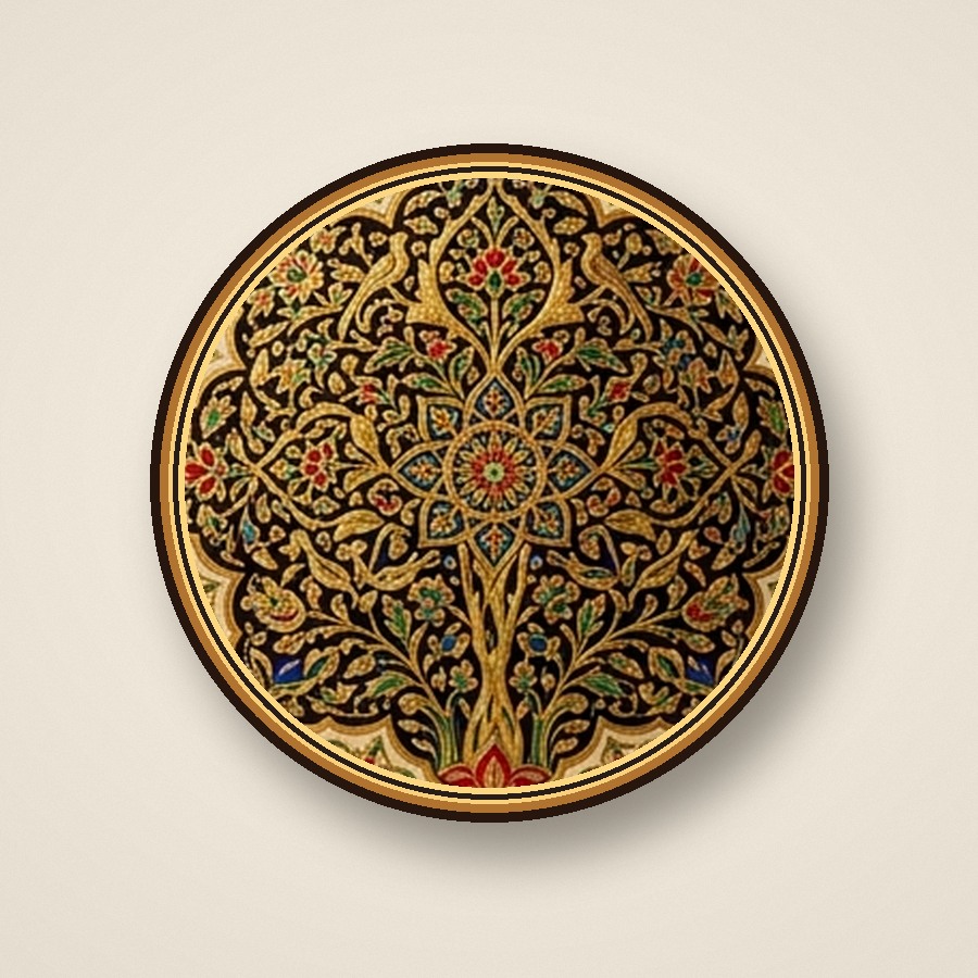 Aari Embroidered Quranic Verse Banner